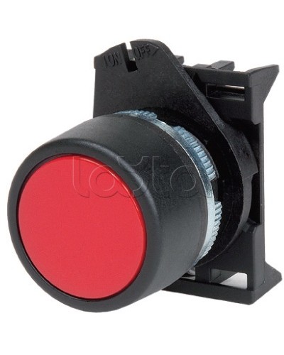 Кнопка плоская прозрачная без фиксации, красная DKC ABHLR1 в Комсомольске-на-Амуре Аксессуары для стоек и шкафов Pintop.ru