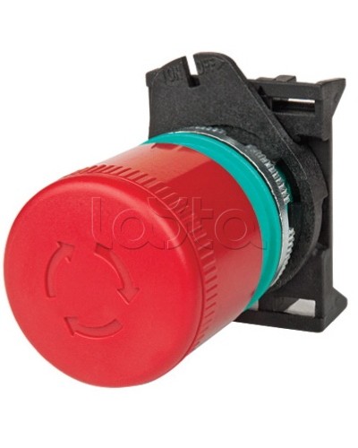 Кнопка аварийная грибовидная поворотная с индикацией д. 60 DKC ABHT1C6S в Комсомольске-на-Амуре Аксессуары для стоек и шкафов Pintop.ru