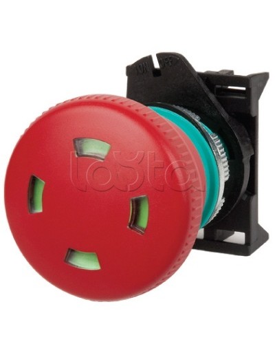 Кнопка аварийная грибовидная типа тяни-толкай с индикацией O 40 DKC ABHT1P4S в Комсомольске-на-Амуре Аксессуары для стоек и шкафов Pintop.ru