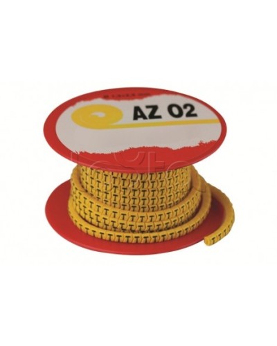 Колечко маркировочное U, 2.5-4мм. черное на желтом DKC AZO3UUBY в Комсомольске-на-Амуре Аксессуары для кабель-канала Pintop.ru