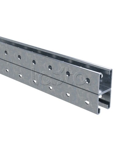 Профиль С-образный двойной L1800 толщина 2.5мм, горячеоцинкованный DKC (BPD4118HDZ) в Комсомольске-на-Амуре Аксессуары для лотков Pintop.ru