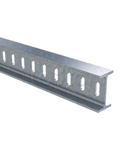 Профиль I-образный 50х100, L2000, толщ.4,5 мм, горячеоцинкованный DKC BPM5020HDZ в Комсомольске-на-Амуре Аксессуары для стоек и шкафов Pintop.ru