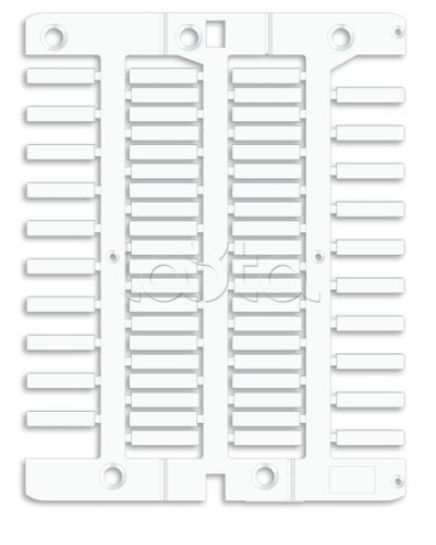 Маркировка для провода, жесткая, для трубочек. 4х23мм. Белая DKC NUT23 в Комсомольске-на-Амуре Крепежные изделия Pintop.ru