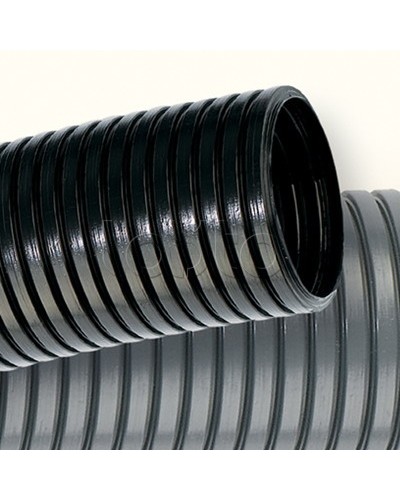 Труба гофрированная DN48мм, ПВ-2, D вн 47,4 мм, D нар 54,5 мм, полиамид 6, безгалогенная, с протяжкой DKC PA604855F2 в Комсомольске-на-Амуре Труба гофрированная Pintop.ru