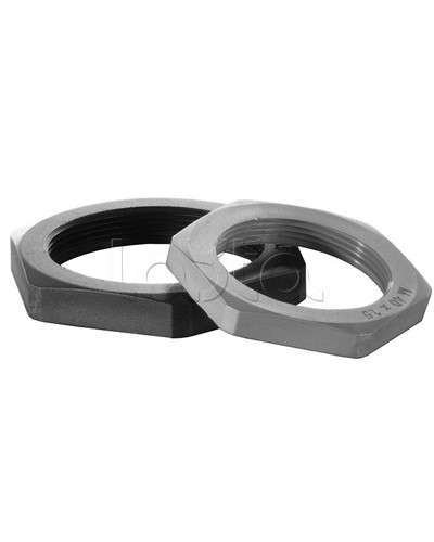 Гайка М63х1,5, полиамид, цвет черный DKC PAGM63N в Комсомольске-на-Амуре Крепеж Pintop.ru