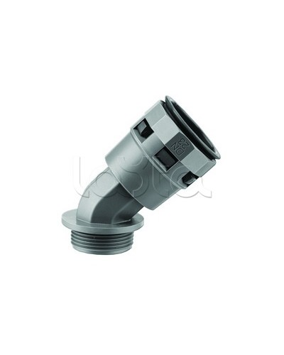 Муфта 45 грд. труба-коробка DN 17 мм, М20х1,5 DKC (PAL17M20N) в Комсомольске-на-Амуре Повороты, муфты, тройники Pintop.ru