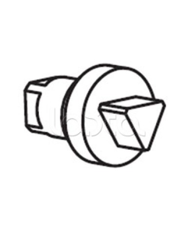 Личинка замка, для малой ручки, под ключ треугольного профиля 7мм DKC R5CE213 в Комсомольске-на-Амуре Крепежные изделия Pintop.ru