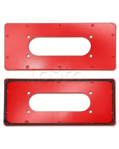 Фланец красный для ST с перф. Тип 3 DKC R5FPST01-RAL3000 в Комсомольске-на-Амуре Аксессуары для стоек и шкафов Pintop.ru