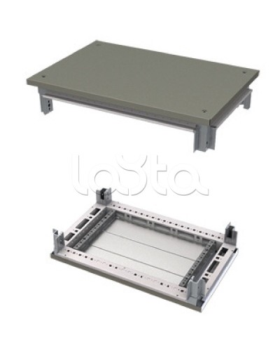 Комплект, крыша и основание, для шкафов CQE, 800х1200 мм DKC R5KTB812 в Комсомольске-на-Амуре Аксессуары для стоек и шкафов Pintop.ru