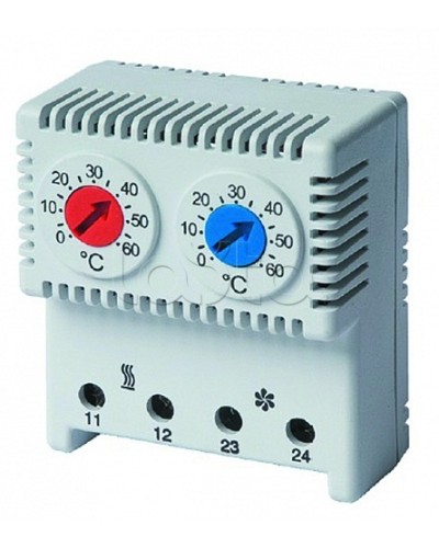Термостат сдвоенный DKC (R5THRV13) в Комсомольске-на-Амуре Аксессуары для стоек и шкафов Pintop.ru