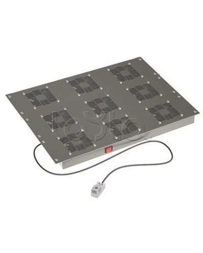 Потолочный вентиляторный модуль, с термостатом 9 вент. для крыши Ш=800мм DKC R5VSIT8009FT в Комсомольске-на-Амуре Вентиляторные модули Pintop.ru