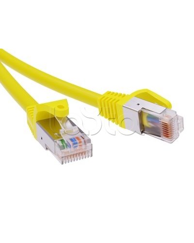 Патч-корд экранированный CAT5E F/UTP 4х2, LSZH, желтый, 10м DKC RN5EFU4500YL в Комсомольске-на-Амуре Патчкорды (медные) Pintop.ru