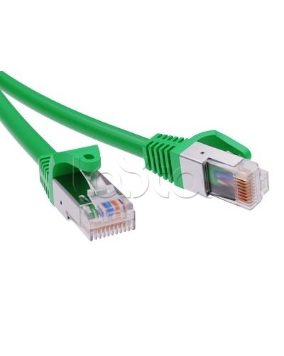 Патч-корд экранированный CAT6 F/UTP 4х2, LSZH, зелёный, 1.5м DKC RN6FU4515GN в Комсомольске-на-Амуре Патчкорды (медные) Pintop.ru