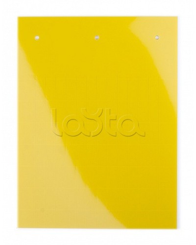 Табличка полужесткая. Клейкое основание. ПВХ-0,5. Желтая DKC TAS128AY в Комсомольске-на-Амуре Аксессуары для лотков Pintop.ru