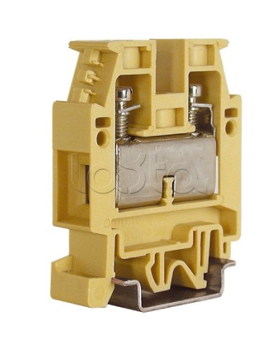 зажим бежевый 16 кв.мм DKC ZCB510 в Комсомольске-на-Амуре Аксессуары для стоек и шкафов Pintop.ru