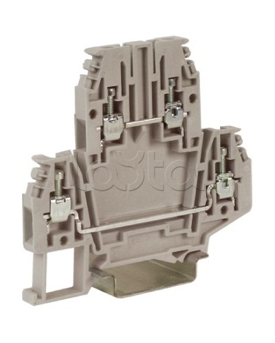 Зажим клеммный проходной 2.5 кв.мм DKC ZDB100GR в Комсомольске-на-Амуре Клеммные колодки Pintop.ru