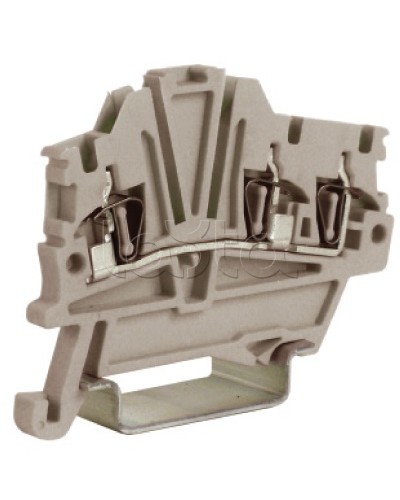 Зажим 1,5 кв.мм серый 1 ввод/2 вывода DKC ZHM410GR в Комсомольске-на-Амуре Держатели, клипсы, скобы Pintop.ru