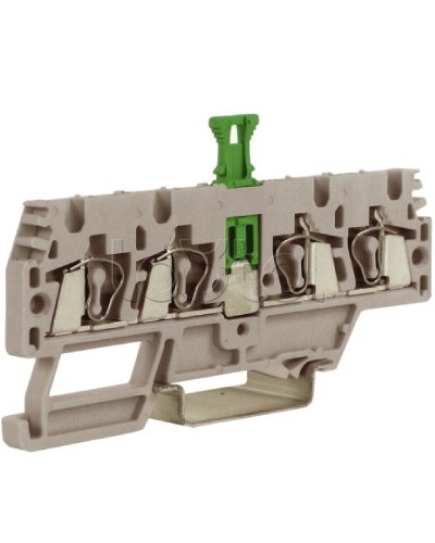 Зажим, 2 ввод/2 вывода, серый 2,5 кв.мм, с размыкателем DKC ZHMS10GR в Комсомольске-на-Амуре Держатели, клипсы, скобы Pintop.ru