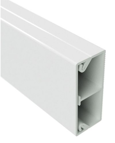 Миниканал с перегородкой TMC 40/2x17 белый (розница 8 м в пакете, 10 пакетов в коробке) DKC (00305R) в Комсомольске-на-Амуре Кабель-канал Pintop.ru