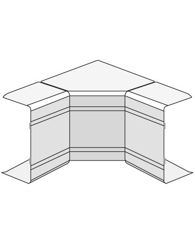 Угол внутренний изменяемый (70-120°) NIAV 25x30 мм DKC 01721 в Комсомольске-на-Амуре Аксессуары для кабель-канала Pintop.ru