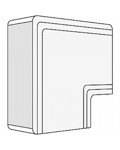 Угол плоский 100x80 NPAN DKC 01749 в Комсомольске-на-Амуре Аксессуары для кабель-канала Pintop.ru
