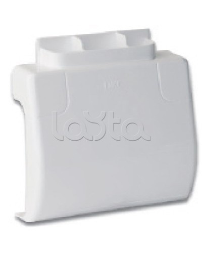 Отвод широкий от каналов 70х22 или 90х25 к 6-мод. коробке Brava DKC (09206) в Комсомольске-на-Амуре Аксессуары для кабель-канала Pintop.ru