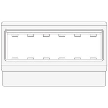 Рамка-суппорт под 6 модулей VIVA PDA-ЗDN 100 DKC 10353