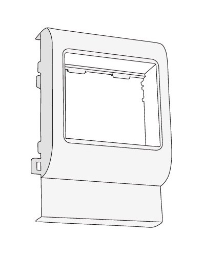Рамка-суппорт под 2 модуля BRAVA PDA-BN 80 DKC 10443 в Комсомольске-на-Амуре Аксессуары для кабель-канала Pintop.ru