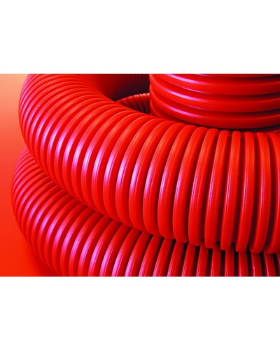 Труба гофрированная двустенная ПНД 63 мм для кабельной канализации с зондом DKC 121963 (50 м) в Комсомольске-на-Амуре Труба гофрированная Pintop.ru