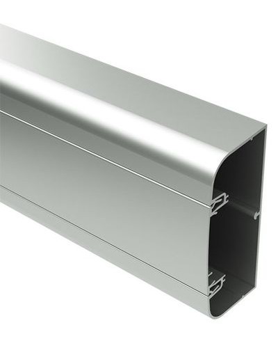 Кабель-канал алюминевый 90х50 мм (с 1 крышкой), цвет белый DKC 19599 в Комсомольске-на-Амуре Кабель-канал Pintop.ru