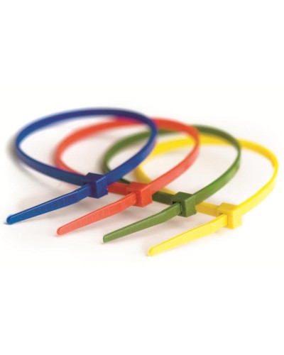 Хомут-стяжка нейлоновый, стандартный PL6.6 3.6х200 мм зеленый DKC 25214CV (100 шт/уп) в Комсомольске-на-Амуре Стяжки-хомуты Pintop.ru