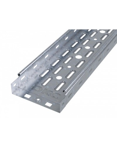 Лоток перф. 150x50x2000 горячеоцинкованный DKC (35253HDZ) в Комсомольске-на-Амуре Кабельные лотки Pintop.ru