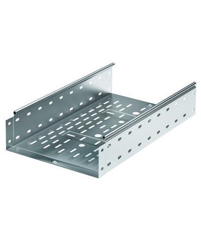 Лоток перфорированный 500х100 L3000 толщ.1,0 мм, горячеоцинкованный DKC (35346HDZ) в Комсомольске-на-Амуре Кабельные лотки Pintop.ru