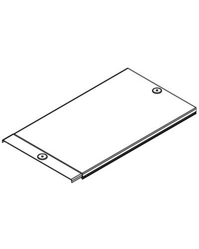 Крышка на лоток с заземлением осн. 200 L2000 (16 м/уп) DKC 35514 в Комсомольске-на-Амуре Аксессуары для лотков Pintop.ru
