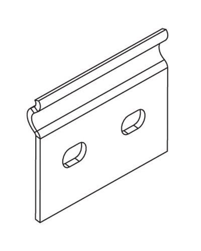 Пластина крепежная GTO H100 DKC 37305 в Комсомольске-на-Амуре Аксессуары для лотков Pintop.ru