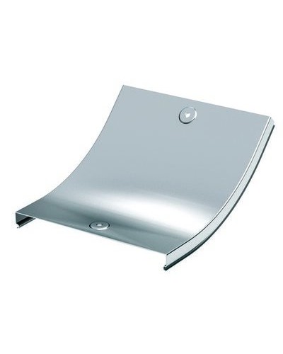 Крышка CS 90 на угол вертикальный внутр.90° осн.200, цинк-ламельная DKC (38204ZL) в Комсомольске-на-Амуре Аксессуары для лотков Pintop.ru