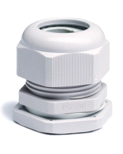 Зажим кабельный с контргайкой, IP68, PG21, д.13 - 18 мм DKC 53000 в Комсомольске-на-Амуре Клеммные колодки Pintop.ru