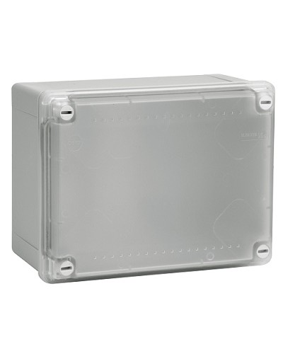 Коробка ответвит. с гладкими стенками, прозрачная, IP56, 240х190х90 мм DKC 54220 в Комсомольске-на-Амуре Распределительные коробки Pintop.ru