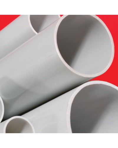 Труба ПВХ жёсткая гладкая д.16мм, тяжёлая, 2м, цвет серый DKC 62516 в Комсомольске-на-Амуре Гладкая труба Pintop.ru