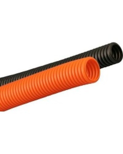 Труба гофрированная ПНД 16 мм без зонда тяжёлая цвет оранжевый DKC 70516 в Комсомольске-на-Амуре Труба гофрированная Pintop.ru