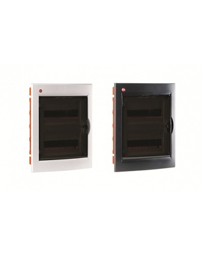 Щиток встраиваемый 24 мод.,IP 41 , черный DKC 82524 в Комсомольске-на-Амуре Аксессуары для стоек и шкафов Pintop.ru