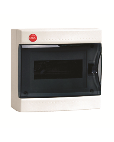 Щиток настенный с усиленным клеммным блоком, 8 модулей, IP41, цвет белый DKC 84708 в Комсомольске-на-Амуре Боксы для автоматов Pintop.ru