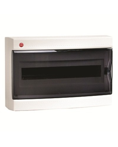 Щиток настенный-18з проз/дв IP40 бел +2 клем.бл ДКС 84918 в Комсомольске-на-Амуре Боксы для автоматов Pintop.ru