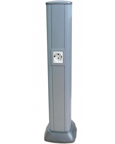 Колонна алюминевая 0,71 м, цвет темно-серебристый металлик DKC 09594 в Комсомольске-на-Амуре Аксессуары для стоек и шкафов Pintop.ru