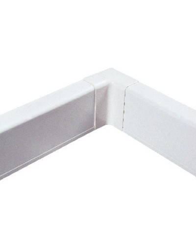 Угол внутренний для плинтусного короба 100х40 мм белый DKC AIR10042 в Комсомольске-на-Амуре Аксессуары для кабель-канала Pintop.ru