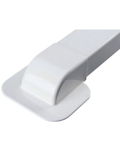 Ввод в стену под углом 90 град. для короба 90х40 мм DKC AIR90408 в Комсомольске-на-Амуре Аксессуары для стоек и шкафов Pintop.ru