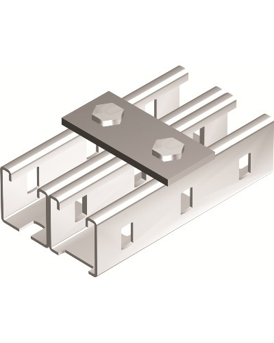 Пластина соединительная, длина 90 мм, 2отв., горячеоцинкованная DKC BMD1011HDZ в Комсомольске-на-Амуре Аксессуары для лотков Pintop.ru