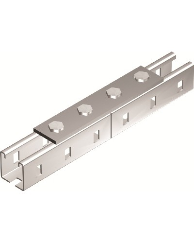Пластина соединительная, длина 190 мм, 4отв., горячеоцинкованная DKC (BMD1012HDZ) в Комсомольске-на-Амуре Аксессуары для лотков Pintop.ru