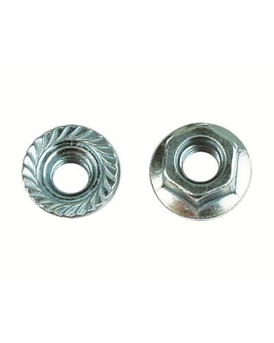 Гайка с насечкой, препятствующей откручиванию М6 HDZ (200 шт/уп) DKC (CM100600HDZ) в Комсомольске-на-Амуре Крепеж Pintop.ru