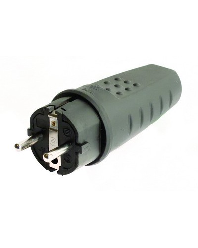 Вилка Schuko. Каучук. DKC DIS1103100 в Комсомольске-на-Амуре Аксессуары для стоек и шкафов Pintop.ru